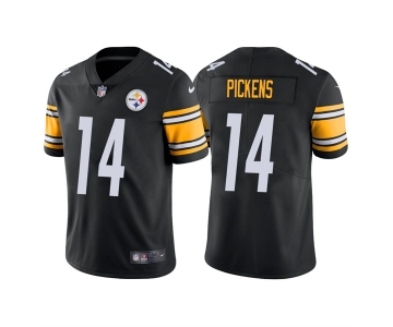 Men's Youth Women's Pittsburgh Steelers #14 George Pickens Black Vapor Untouchable Limited Stitched Jersey
