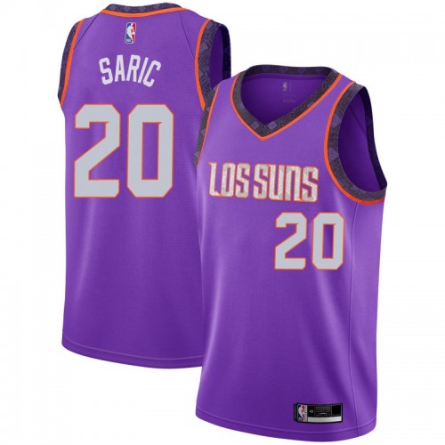 Phoenix Suns #20 Dario Saric Purple Swingman City Edition 2018/19 Jersey Mens