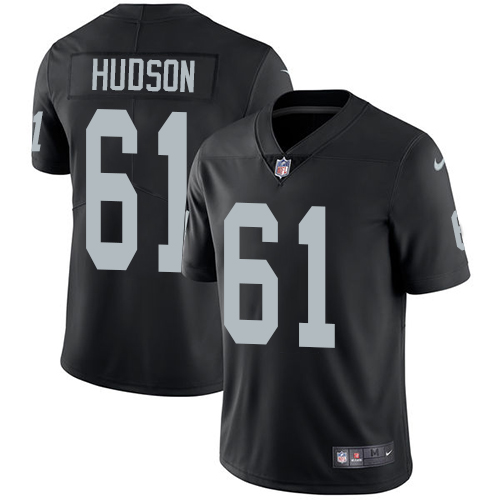 Las Vegas Raiders #61 Rodney Hudson Black Team Color Men's Stitched Vapor Untouchable Limited Jersey Men's