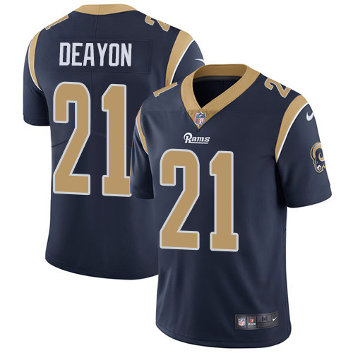 Los Angeles Rams #21 Donte Deayon Navy Blue Team Color Men's Stitched Vapor Untouchable Limited Jersey Men's
