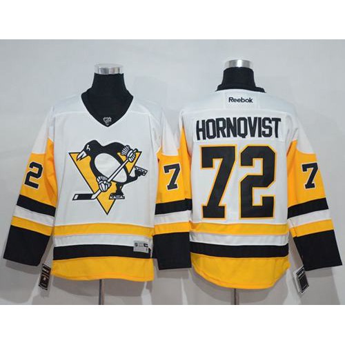 Pittsburgh Penguins #72 Patric Hornqvist White New Away Stitched Jersey Men's