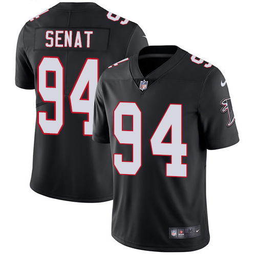Atlanta Falcons #94 Deadrin Senat Black Alternate Men's Stitched Vapor Untouchable Limited Jersey Men's
