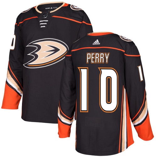 Adidas Anaheim Ducks #10 Corey Perry Black Home Authentic Youth Stitched Jersey Youth