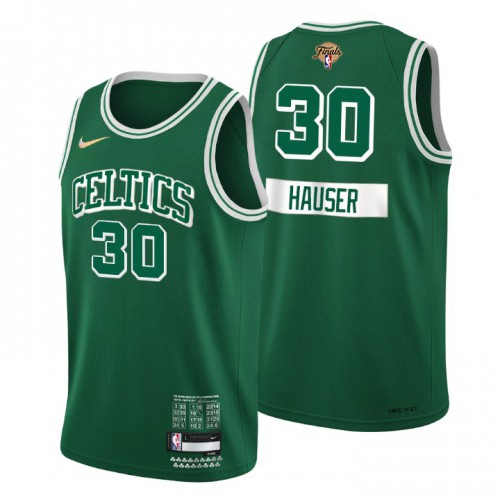 Boston Boston Celtics #30 Sam Hauser Mens Green 2022 Finals Swingman City Edition Jersey Mens