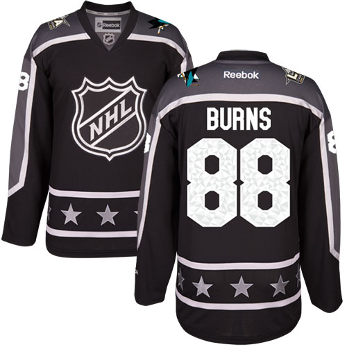 San Jose Sharks #88 Brent Burns Black 2017 All-Star Pacific Division Stitched Youth Jersey Youth