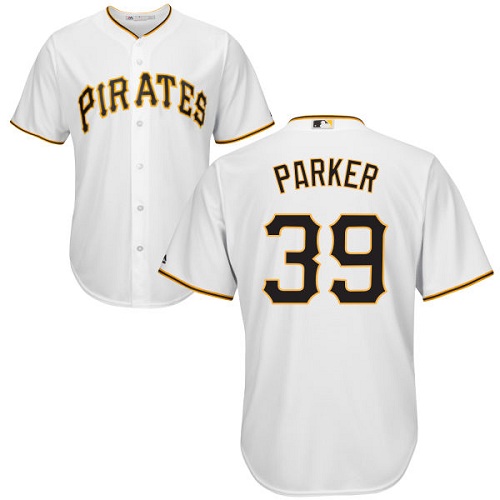 Pittsburgh Pirates #39 Dave Parker White Cool Base Stitched Youth Jersey Youth