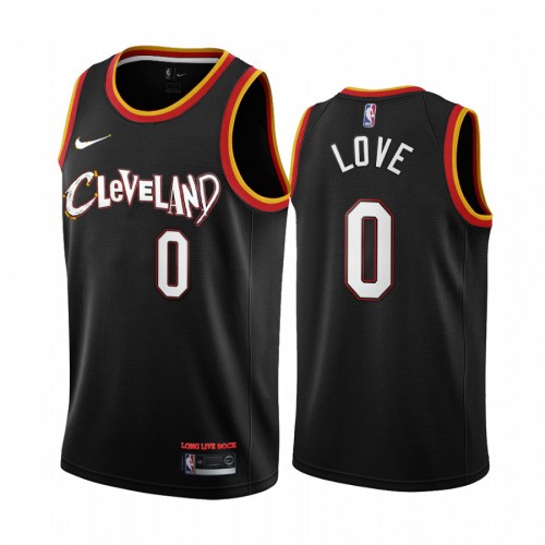 Cleveland Cavaliers #0 Kevin Love Black Womens Swingman 2020-21 City Edition Jersey Womens