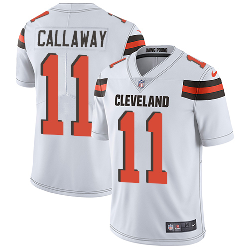 Cleveland Browns #11 Antonio Callaway White Youth Stitched Vapor Untouchable Limited Jersey Youth