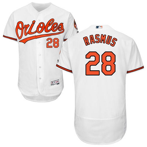 Baltimore Orioles #28 Colby Rasmus White Flexbase Authentic Collection Stitched Jersey Men's