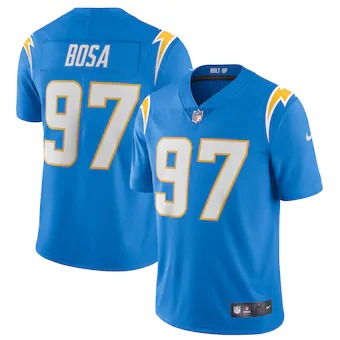 Los Angeles Chargers #97 Joey Bosa Men's Powder Blue 2020 Vapor Limited Jersey