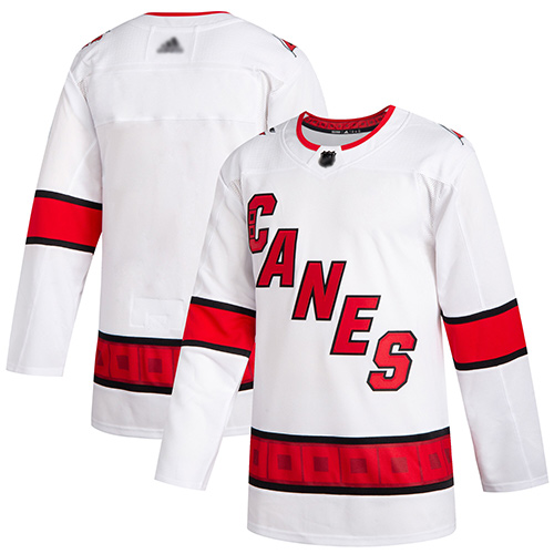 Adidas Hurricanes Blank White Road Authentic Stitched Jersey