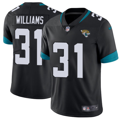 Jaguars #31 Darious Williams Black Team Color Men's Stitched Vapor Untouchable Limited Jersey