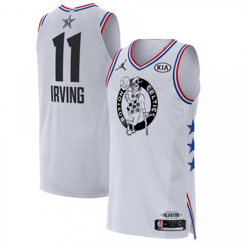 Boston Celtics #11 Kyrie Irving White Jordan Brand 2019 All-Star Game Finished Authentic Jersey Mens