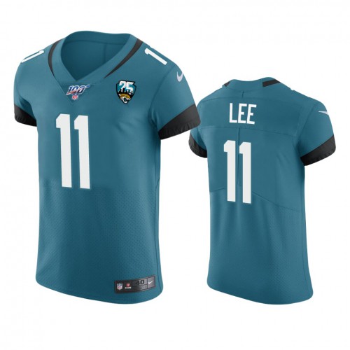 Jacksonville Jacksonville Jaguars #11 Marqise Lee Teal 25th Season Vapor Elite Stitched Jersey Men's