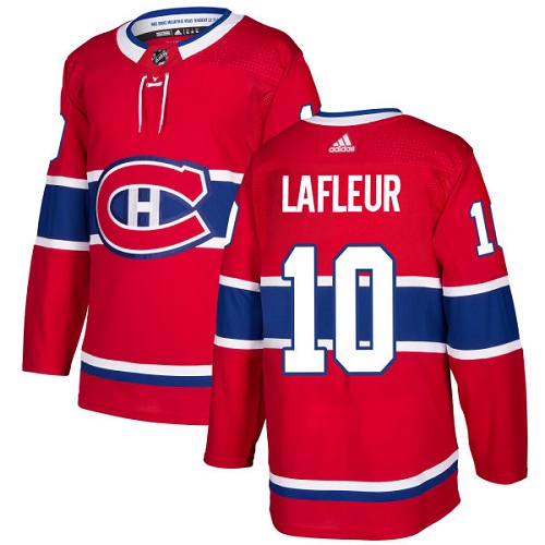 Adidas Montreal Canadiens #10 Guy Lafleur Red Home Authentic Stitched Youth Jersey Youth