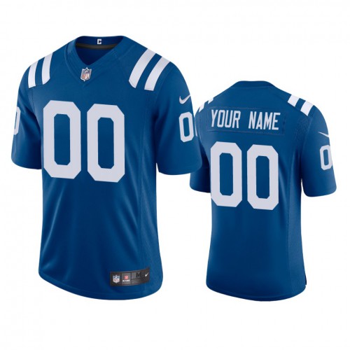 Indianapolis Colts Custom Men's Royal 2020 Vapor Limited Jersey
