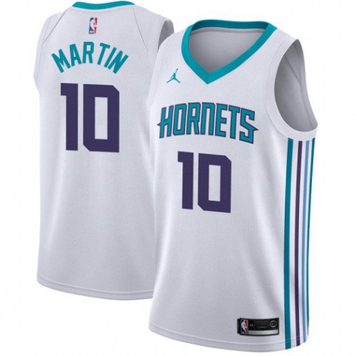 Charlotte Hornets #10 Caleb Martin White Womens Jordan Swingman Association Edition Jersey Womens