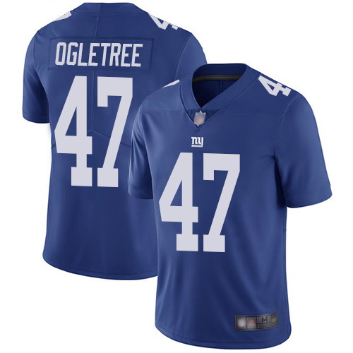 New York Giants #47 Alec Ogletree Royal Blue Team Color Youth Stitched Vapor Untouchable Limited Jersey Youth