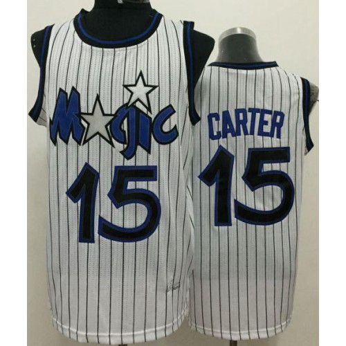 Orlando Magic #15 Vince Carter White Throwback Stitched Jersey Mens