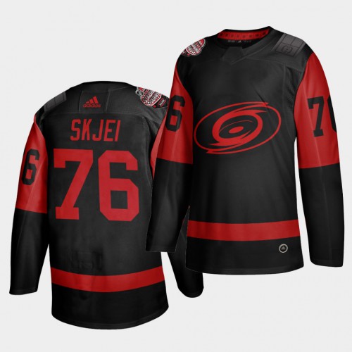 Carolina Carolina Hurricanes #76 Brady Skjei Black Men's 2021 Stadium Series Outdoor Game Jersey Men's