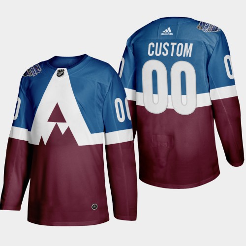 Adidas Colorado Avalanche Custom Men's 2020 Stadium Series Burgundy Stitched Jersey