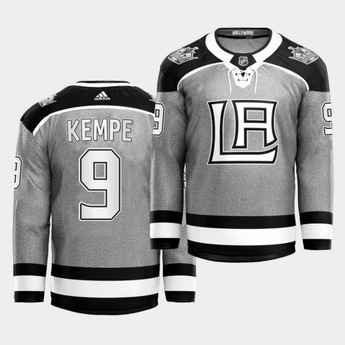 Adidas Los Angeles Kings #9 Adrian Kempe 2021 City Concept Stitched Jersey - Black Men's