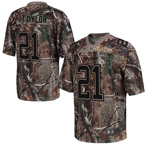 Commanders #21 Sean Taylor Camo Men's Stitched Realtree Elite Jersey