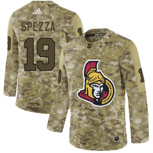 Adidas Ottawa Senators #19 Jason Spezza Camo Authentic Stitched Jersey Men's