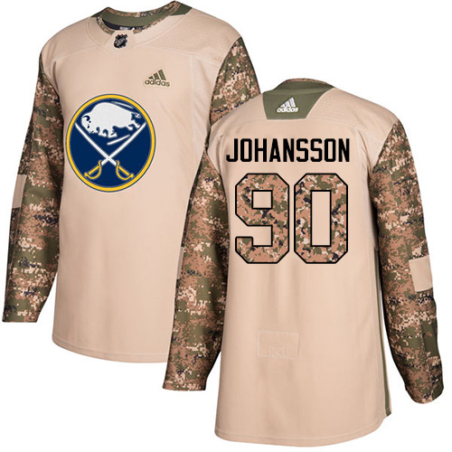 Adidas Buffalo Sabres #90 Marcus Johansson Camo Authentic 2017 Veterans Day Stitched Jersey Men's
