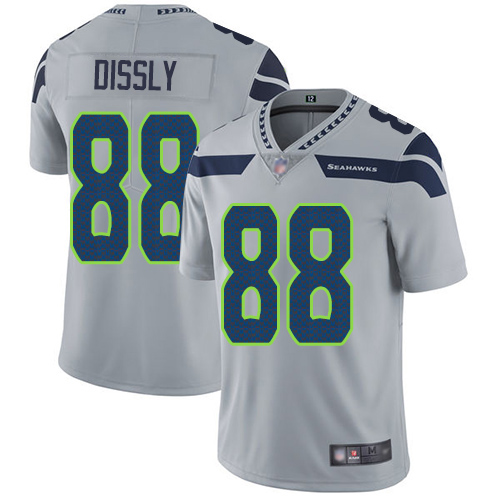Seattle Seahawks #88 Will Dissly Grey Alternate Youth Stitched Vapor Untouchable Limited Jersey Youth