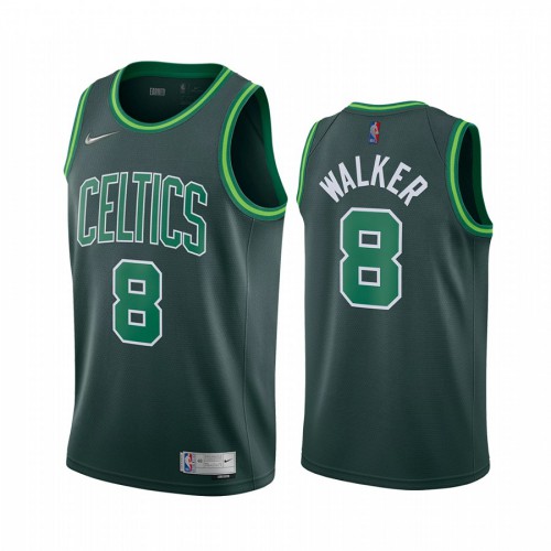 Boston Boston Celtics #8 Kemba Walker Green Womens Swingman 2020-21 Earned Edition Jersey Womens