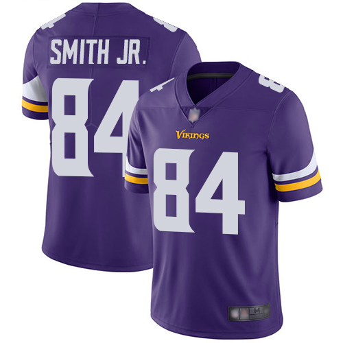 Minnesota Vikings #84 Irv Smith Jr. Purple Team Color Men's Stitched Vapor Untouchable Limited Jersey Men's