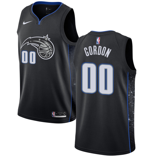 Orlando Magic #00 Aaron Gordon Black Swingman City Edition 2018/19 Jersey Mens