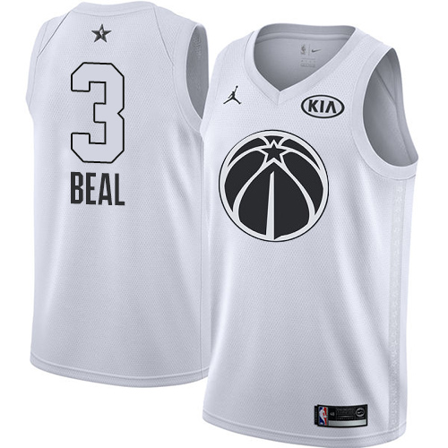 Washington Wizards #3 Bradley Beal White Youth Jordan Swingman 2018 All-Star Game Jersey Youth
