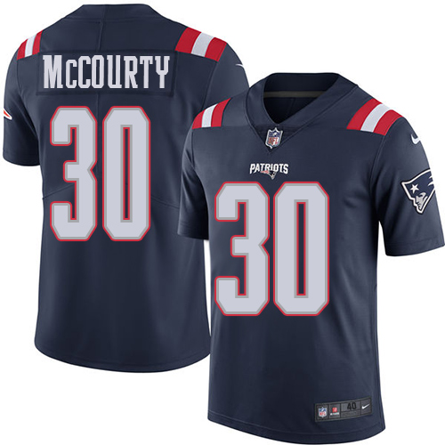 New England Patriots #30 Jason McCourty Navy Blue Men's Stitched Limited Rush Jersey Men's