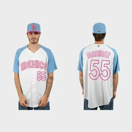 Adrian Martinez Mexico Baseball 2023 World Baseball Classic Jersey – White Blue