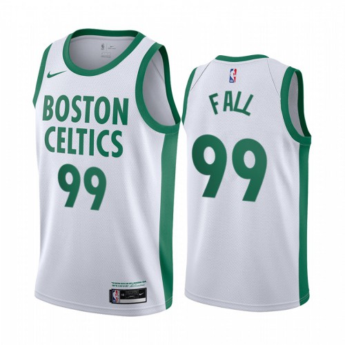 Boston Celtics #99 Tacko Fall White Womens Swingman 2020-21 City Edition Jersey Womens