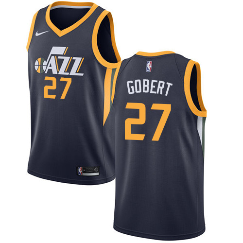 Utah Jazz #27 Rudy Gobert Navy Womens Swingman Icon Edition Jersey Womens
