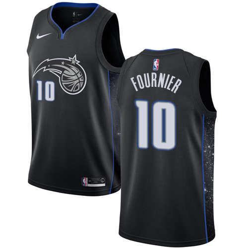 Orlando Magic #10 Evan Fournier Black Swingman City Edition 2018/19 Jersey Mens