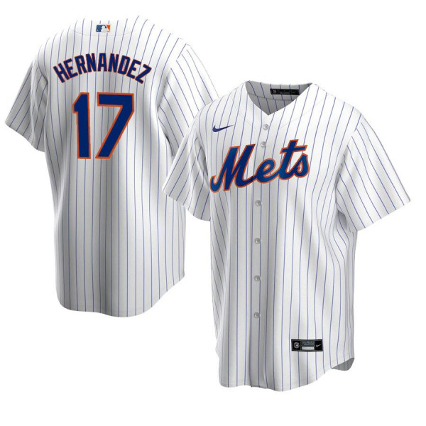 Men's Youth Women's New York Mets 17 Replica 2020 White Home Keith Hernandez Jersey