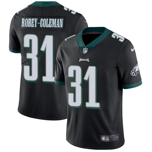 Philadelphia Eagles #31 Nickell Robey-Coleman Black Alternate Youth Stitched Vapor Untouchable Limited Jersey Youth