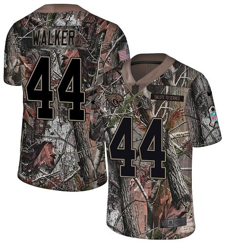 Jaguars #44 Travon Walker Camo Youth Stitched Limited Rush Realtree Jersey