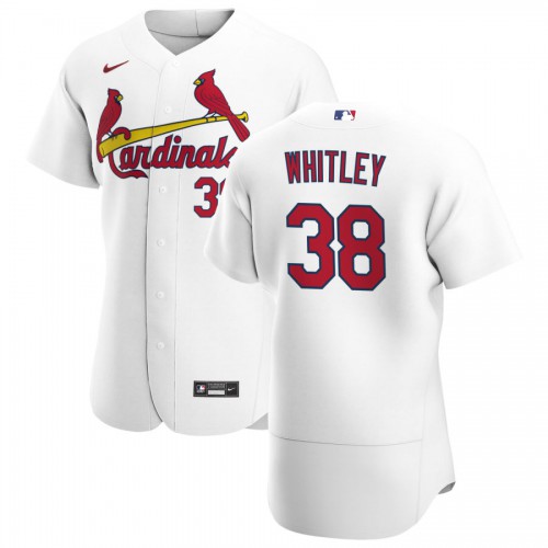 St. Louis St.Louis Cardinals #38 Kodi Whitley Men's White Home 2020 Authentic Player Jersey Men's