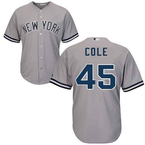 New York Yankees #45 Gerrit Cole Grey New Cool Base Stitched Youth Jersey Youth