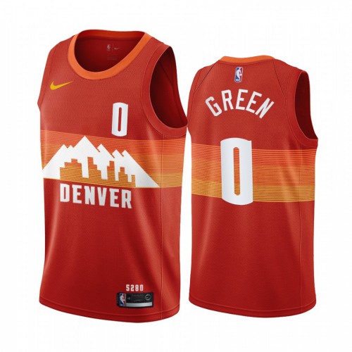 Denver Nuggets #0 JaMychal Green Red Womens Swingman 2020-21 City Edition Jersey Womens