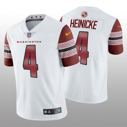 Men's Youth Women's Washington Washington Commanders #4 Taylor Heinicke Men's Vapor Limited Jersey - White