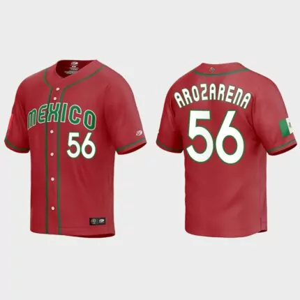 Randy Arozarena Mexico Baseball 2023 World Baseball Classic Replica Jersey – Red