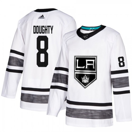 Adidas Los Angeles Kings #8 Drew Doughty White Authentic 2019 All-Star Stitched Youth Jersey Youth