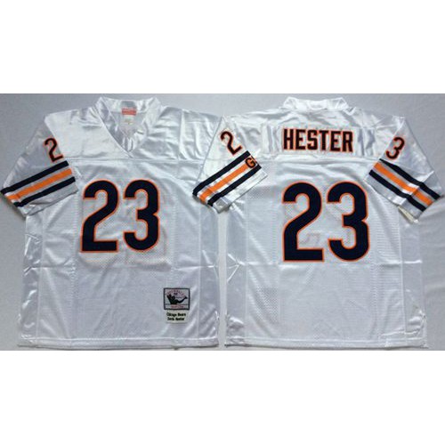 Mitchell&Ness Chicago Bears #23 Devin Hester White Small No. Throwback Stitched Jersey Men's