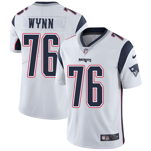 New England Patriots #76 Isaiah Wynn White Men's Stitched Vapor Untouchable Limited Jersey Men's